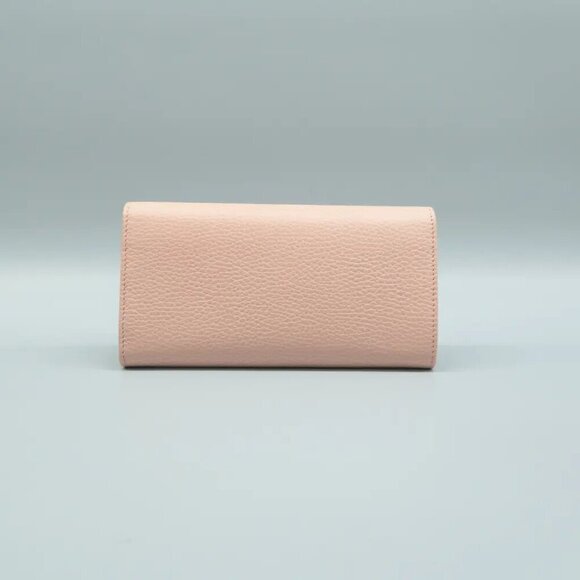 100% Authentic GUCCI Pink Leather Wallet 356-060724 - Picture 2 of 12